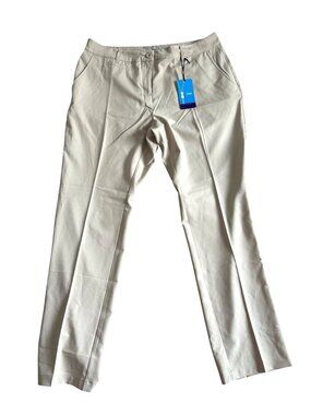 Lesmart Pants Womens Sz 12 Golf Trousers Standard Fit Beige Lightweight